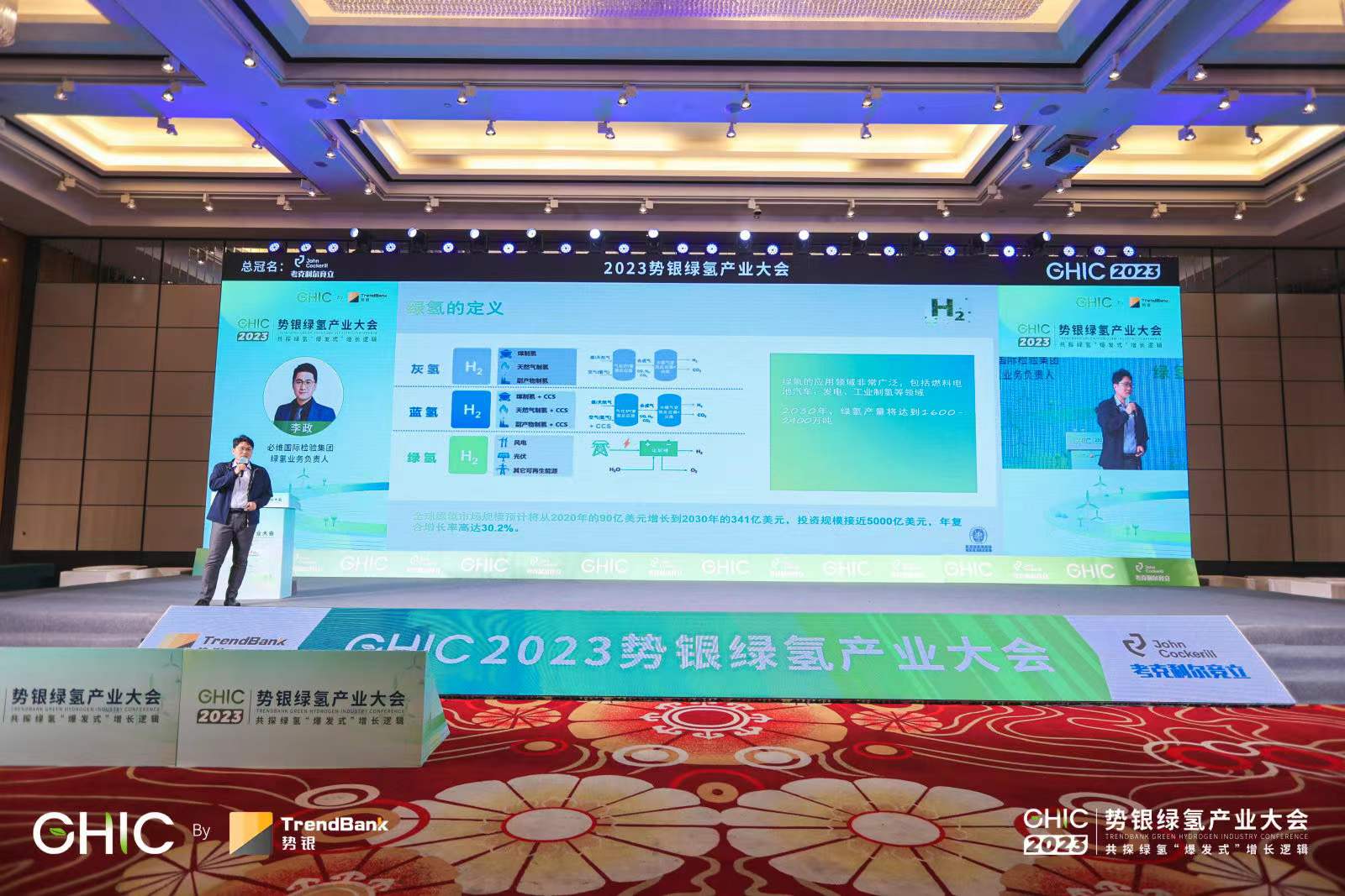 bet356官网入口氢能技术专家李政发表讲演《绿氢绿氨如何获得市场认可》